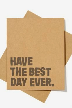 Typo Nice Birthday Card