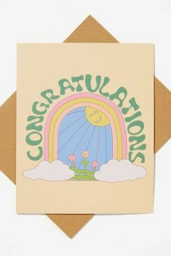 Typo Congratulations Card
