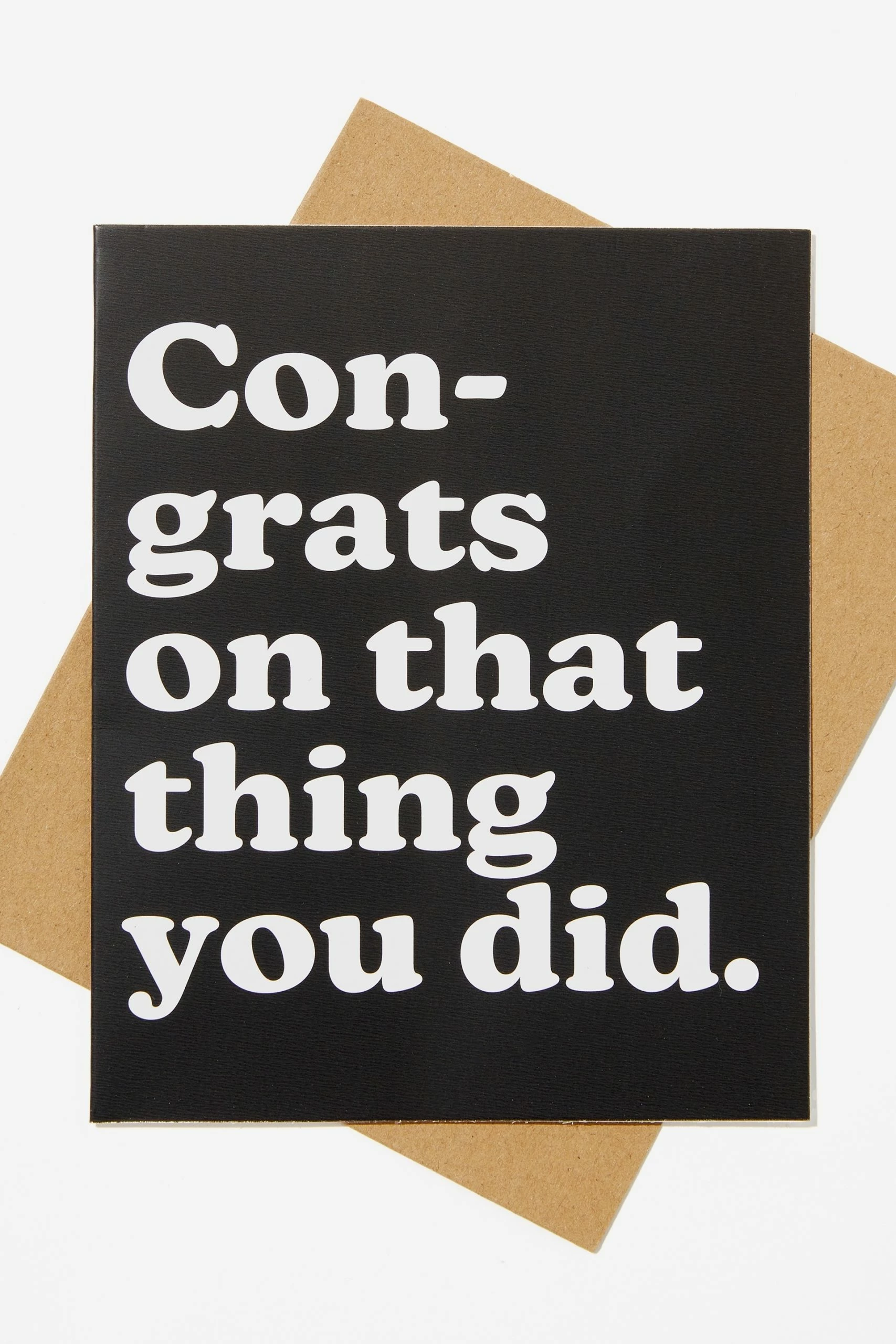 Typo Congratulations Card 3 Typo Congratulations Card