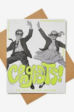 Typo Congratulations Card