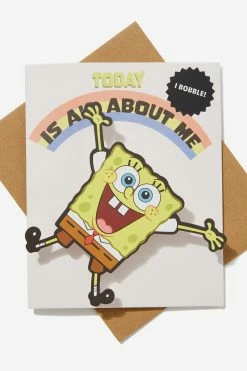 Typo SpongeBob Nice Birthday Card