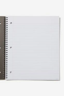 Alternative view of Typo College Ruled Spinout Notebook V