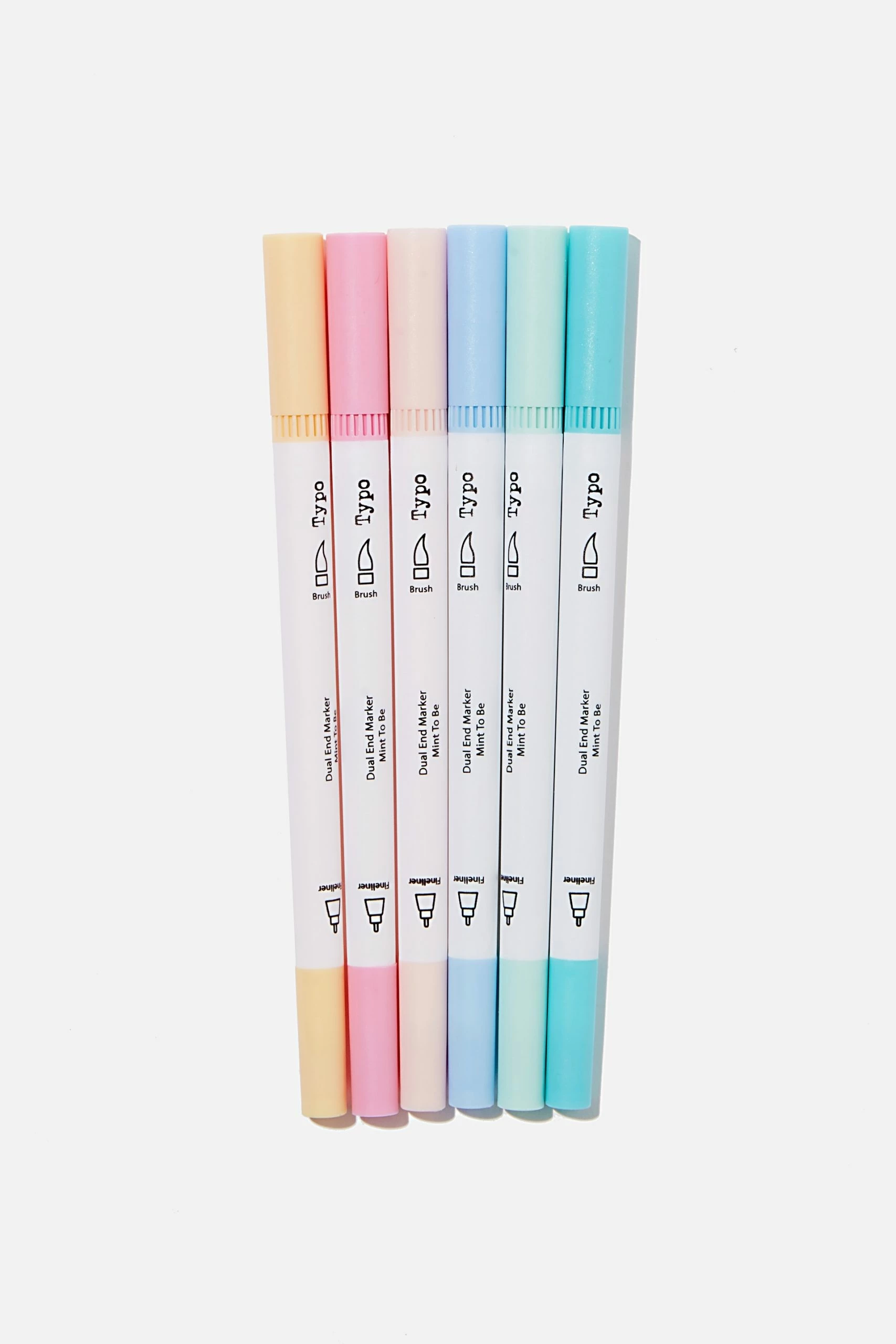 Typo Dual Markers 6Pk 3 Typo Dual Markers 6Pk