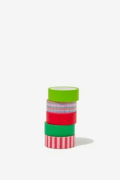 Typo Washi Tape 5Pk
