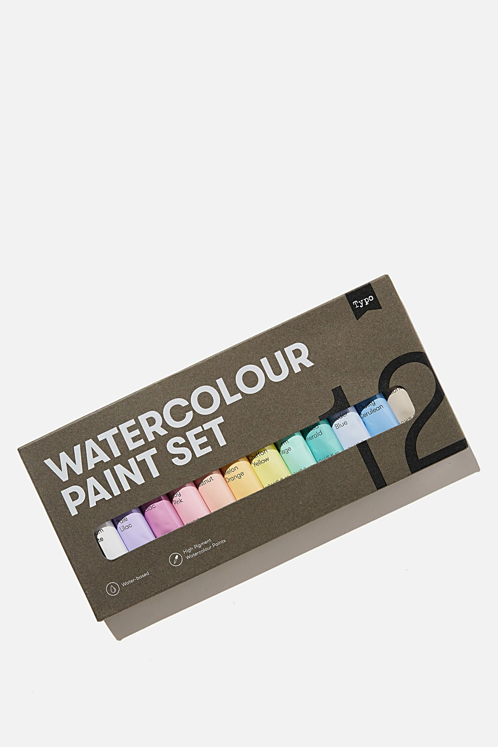 Typo Watercolour Paint Set 4 Typo Watercolour Paint Set - Image 2