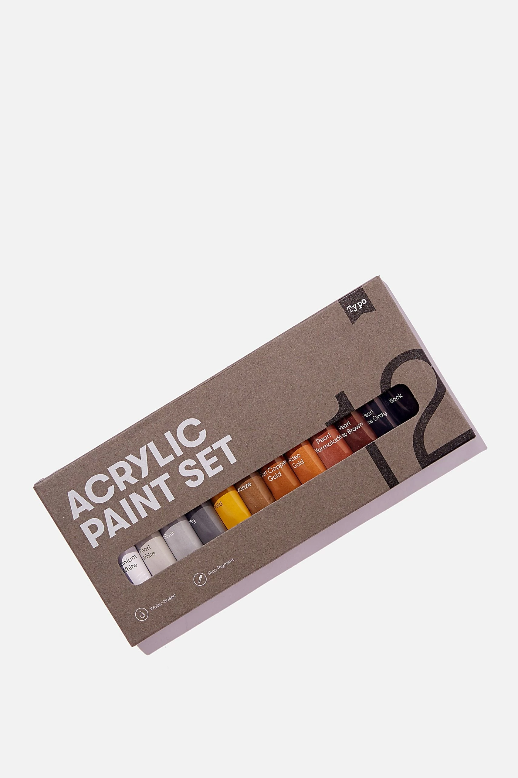 Typo Acrylic Paint Set 3 Typo Acrylic Paint Set