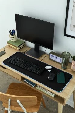 Typo Led Desktop Mouse Pad