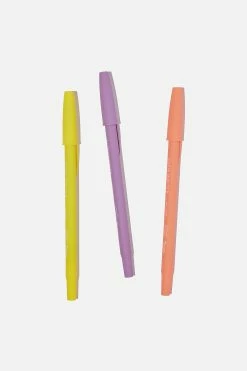 Alternative view of Typo Blue Ink Flow Writer Pen 3Pk