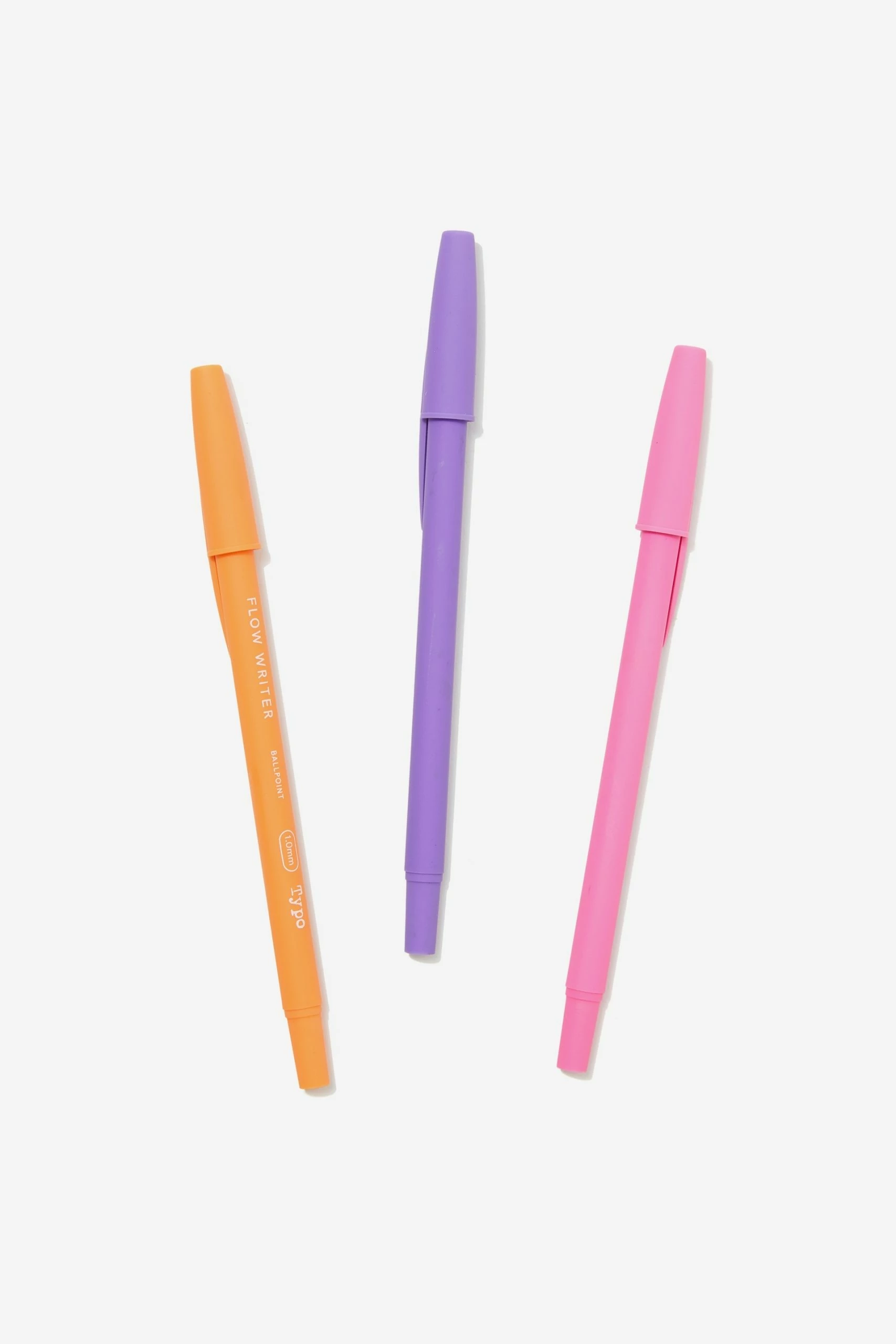 Typo Blue Ink Flow Writer Pen 3Pk 3 Typo Blue Ink Flow Writer Pen 3Pk