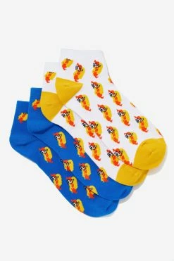 Typo 2 Pk Of Ankle Socks