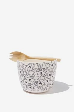 Typo Collab Fork It Feed Me Bowl