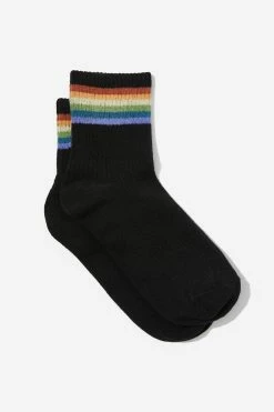 Typo Womens Quarter Crew Sock