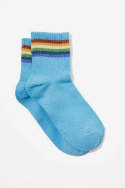 Typo Womens Quarter Crew Sock