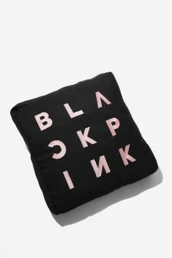 Typo BLACKPINK Canvas Get Cushy Cushion