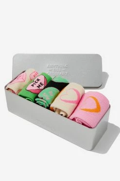 Typo Tin Of Socks