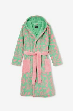 Alternative view of Typo Hooded Robe